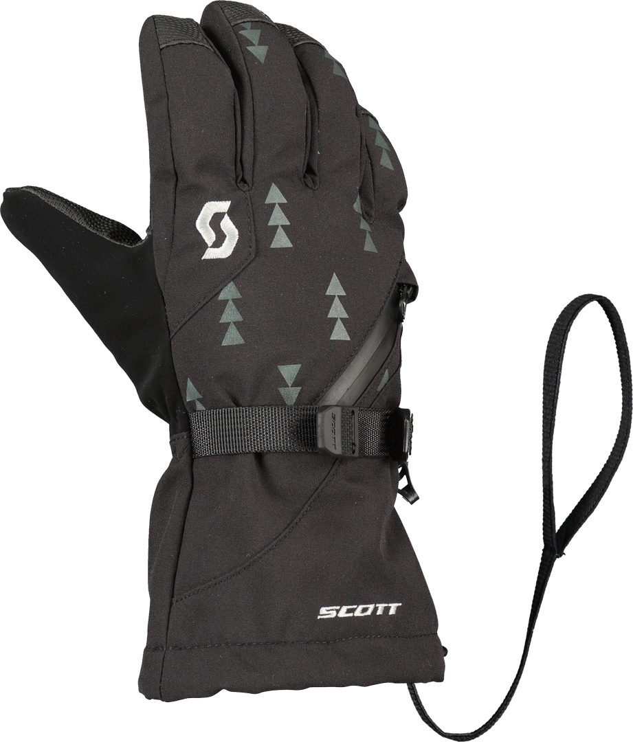 Scott Ultimate Premium Luvas Snowmobile Crianças preto/cinza L Figura 1