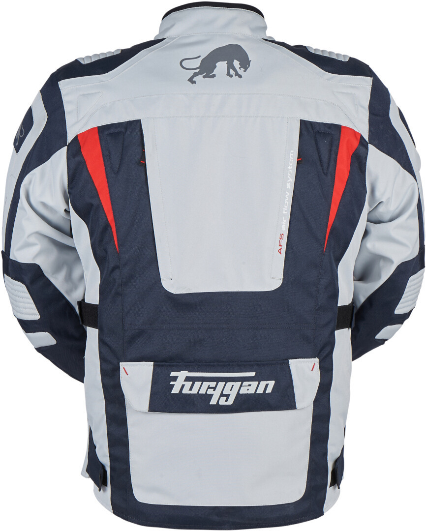 Furygan Apalaches Motorcycle Textile Jacket blue/white/red M Figure 3
