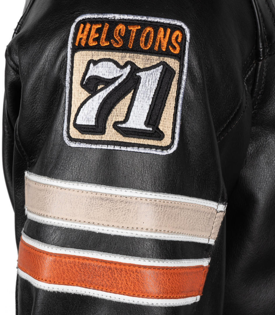 Helstons Elron Motorrad Lederjacke dunkelbraun L Abbildung 2