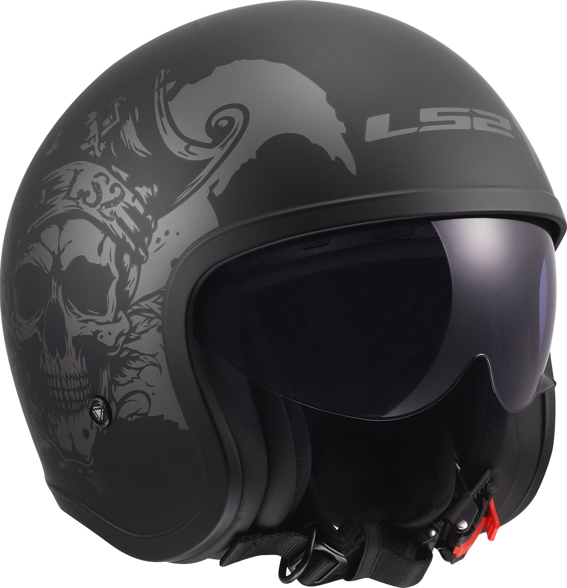 LS2 OF599 Spitfire II Willy Open-Face Helm M (57/58) Figuur 7