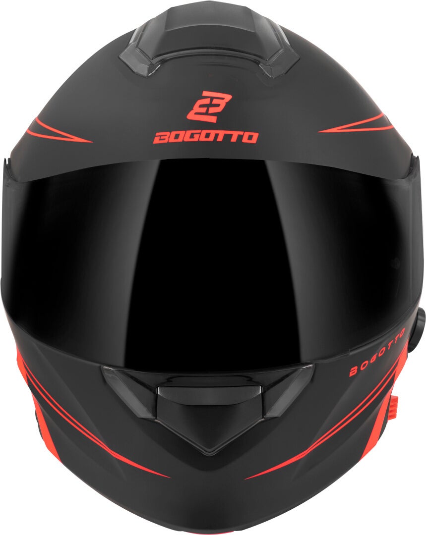 Bogotto H271 BT Taog Bluetooth Hjelm sort mat/orange L Figur 5
