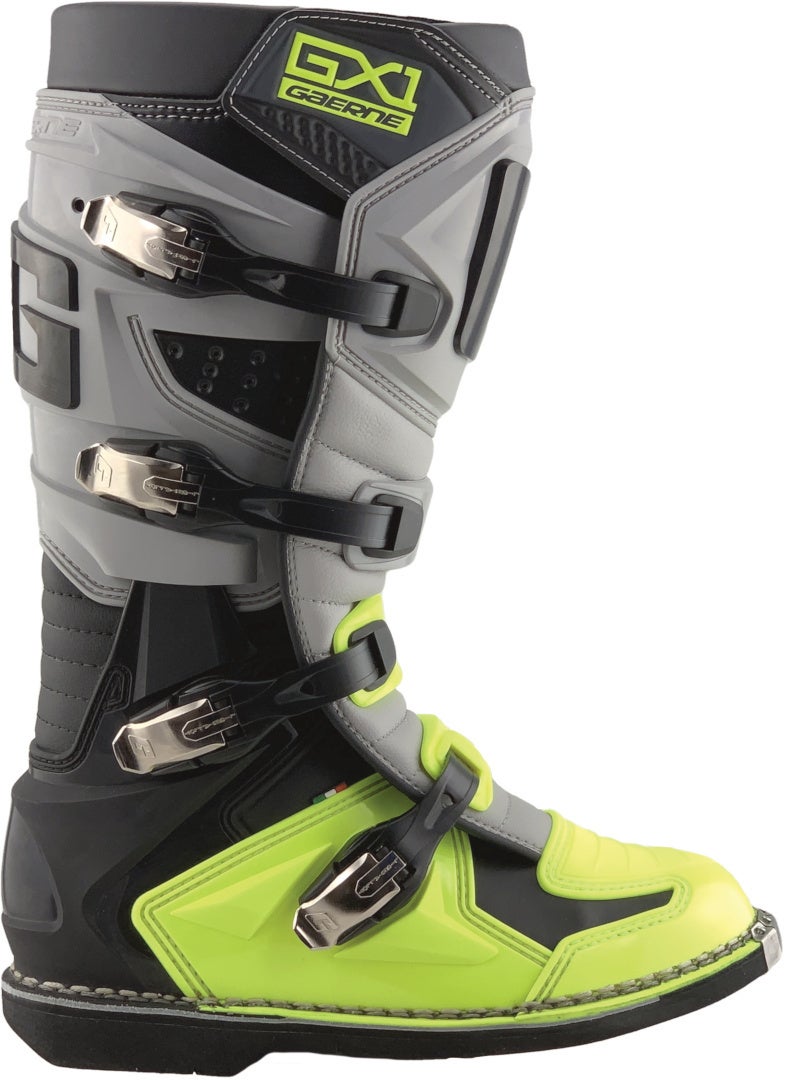 Gaerne GX-1 Goodyear Motocross støvler sort/grå/gul 42 Figur 3