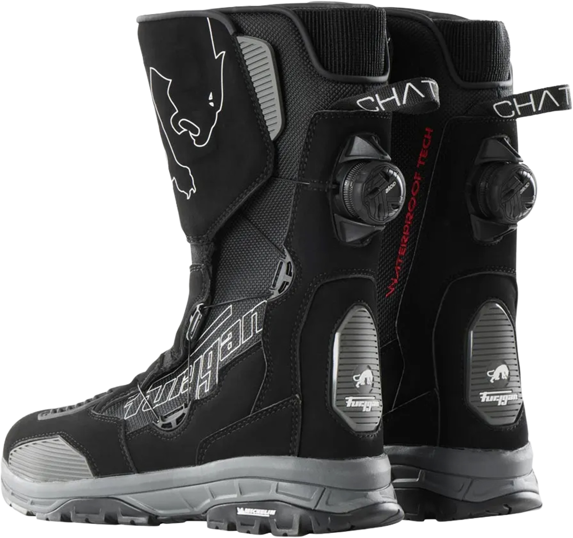 Furygan Chattan D3O Motorradstiefel schwarz 43 Abbildung 4