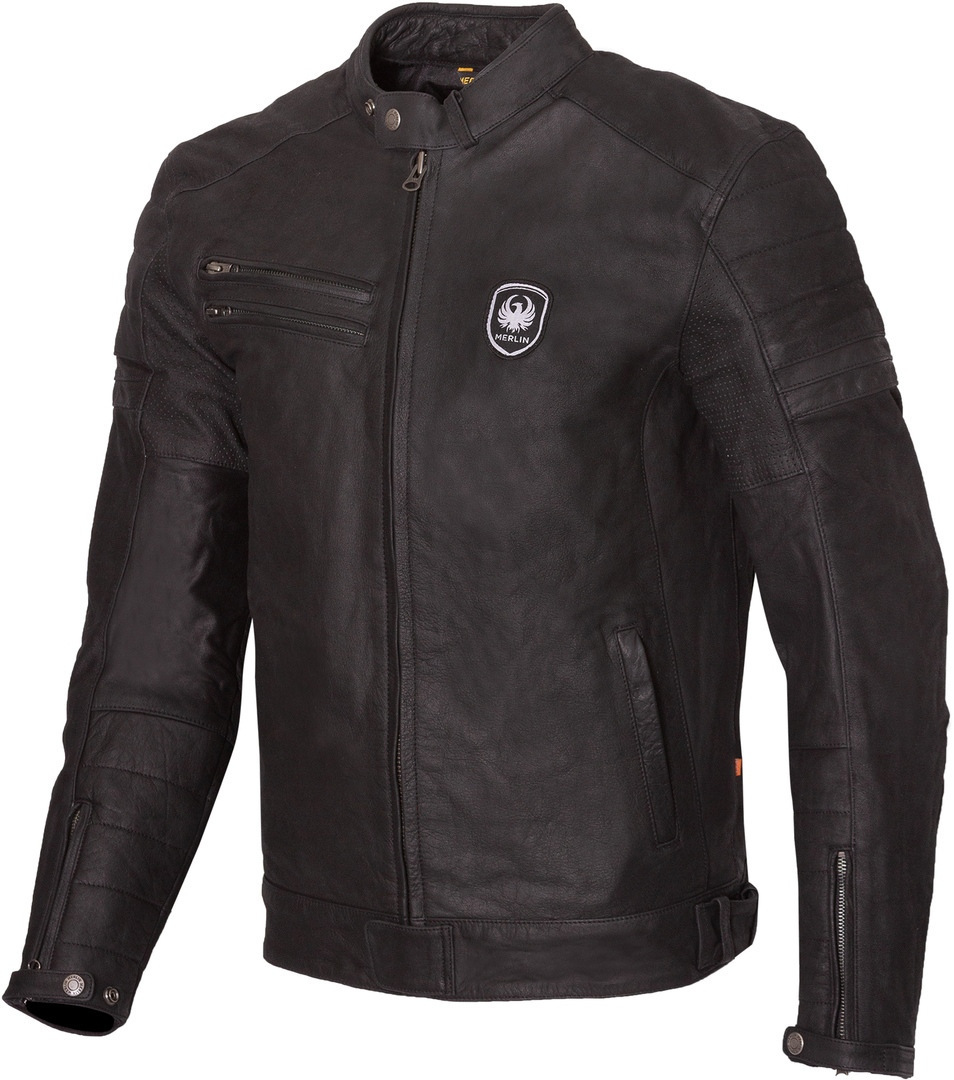 Merlin Alton II D3O Motorcycle Leather Jacket black M Figure 1