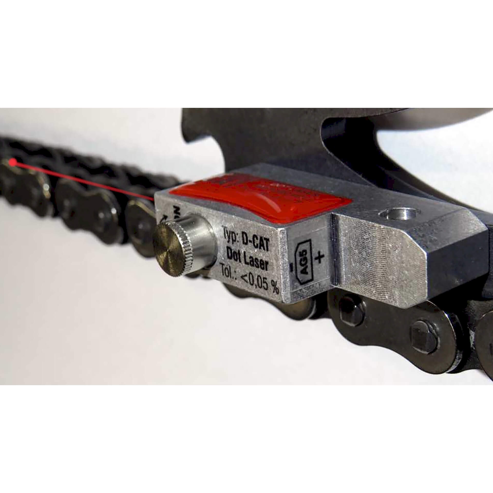 PROFI PRODUCTS D-CAT Punkt Laser Kettenfluchttester 12 mm Figura 2