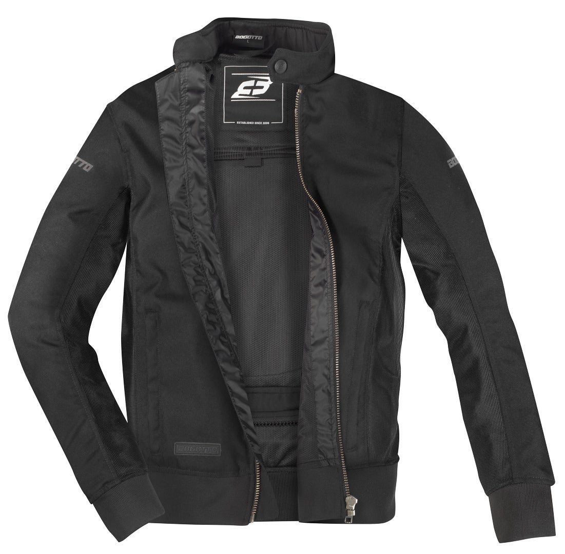 Bogotto Drift-R Air Mesh Motorfiets textieljas Zwart 3XL Figuur 4