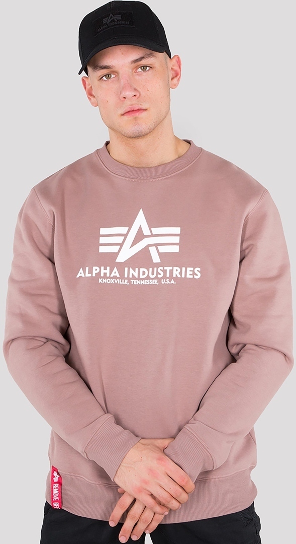 Alpha Industries Basic Sweatshirt pink XL Figure 1