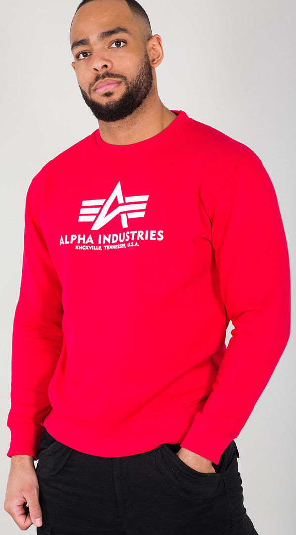 Alpha Industries Basic Camisola vermelho XS Figura 1