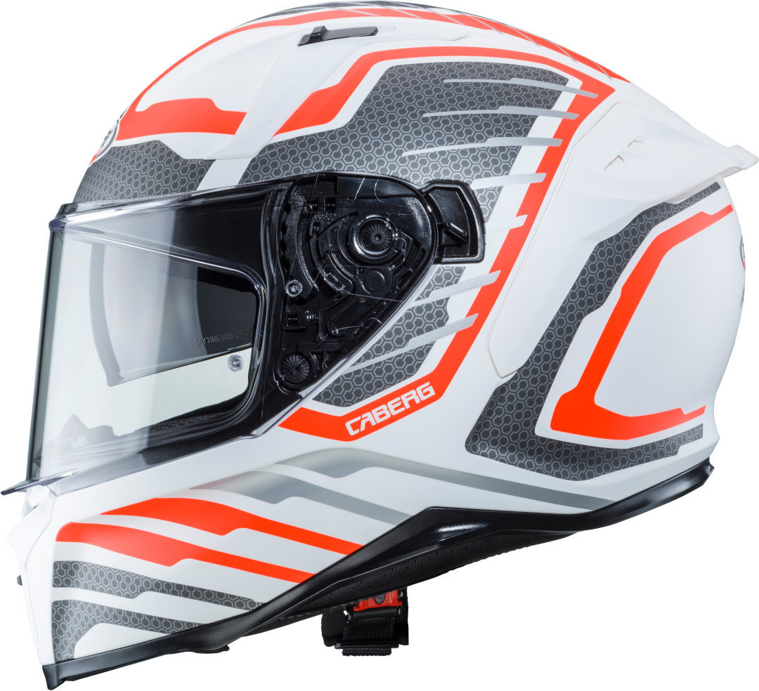 Caberg Avalon Forge Helm wit/oranje S (55/56) Figuur 3