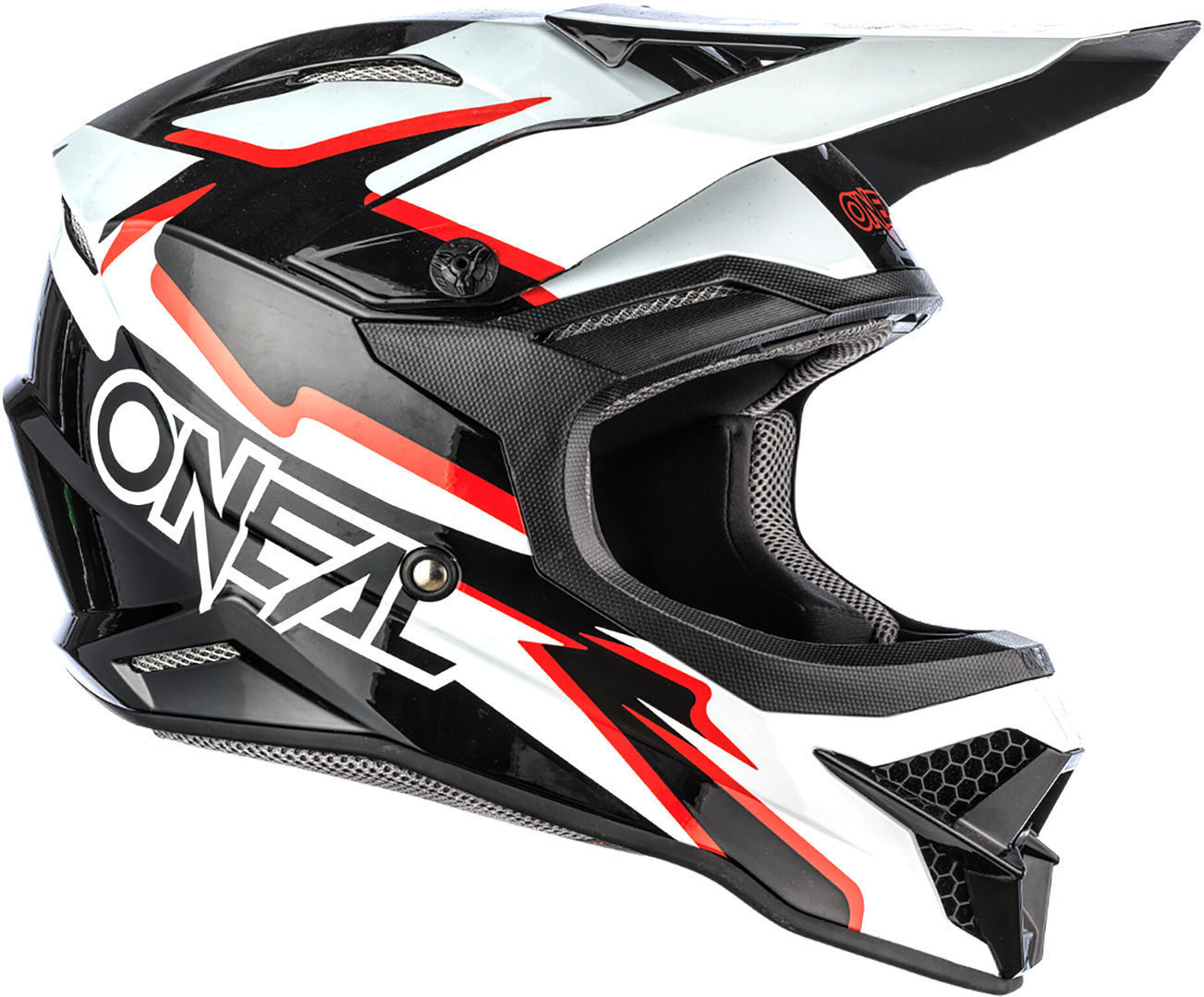 Oneal 3Series Voltage Motocross hjälm svart/vitt XXL (63/64) Figur 3
