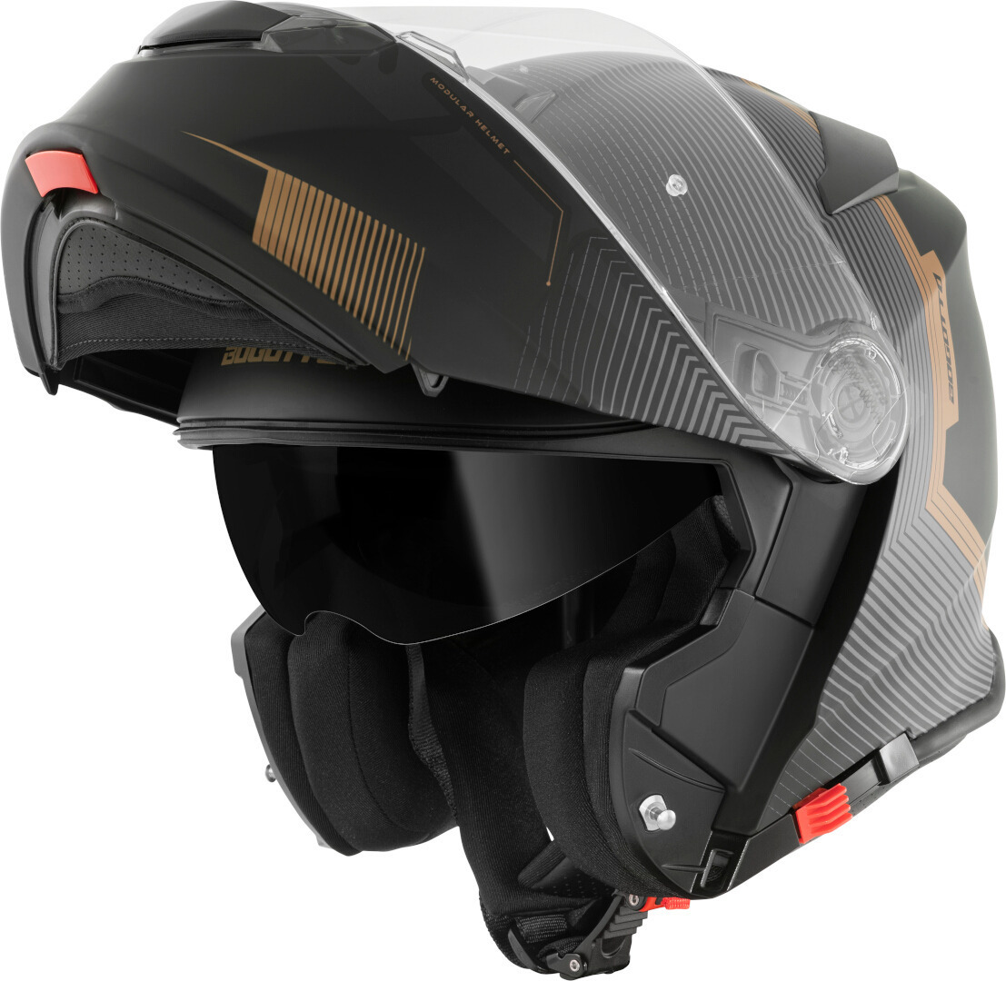 Bogotto H271 Wayke Cască Negru mat/maro L Figura 1