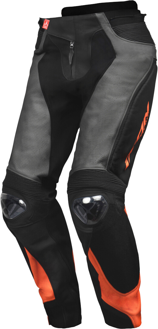 Ixon Vendetta Evo Motorcycle Leather Pants black/orange L Figure 1