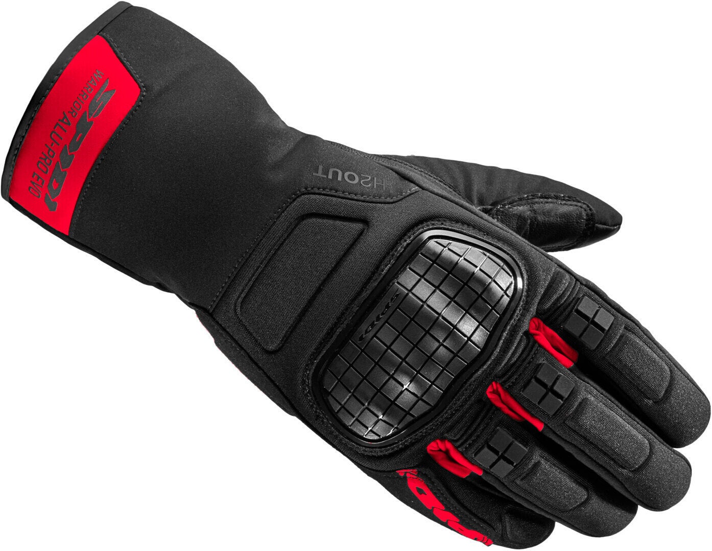 Spidi Alu-Pro Evo Motorcykel handsker sort/rød L Figur 1