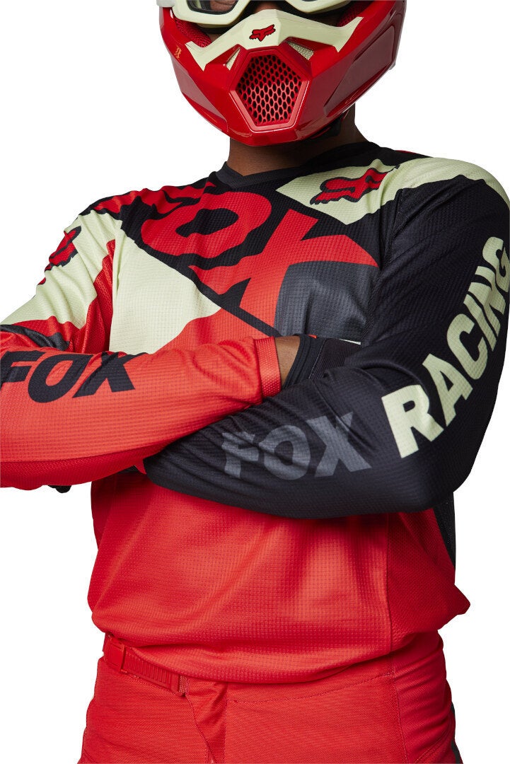 FOX 180 Xpozr Motocross trøje rød/sort M Figur 3