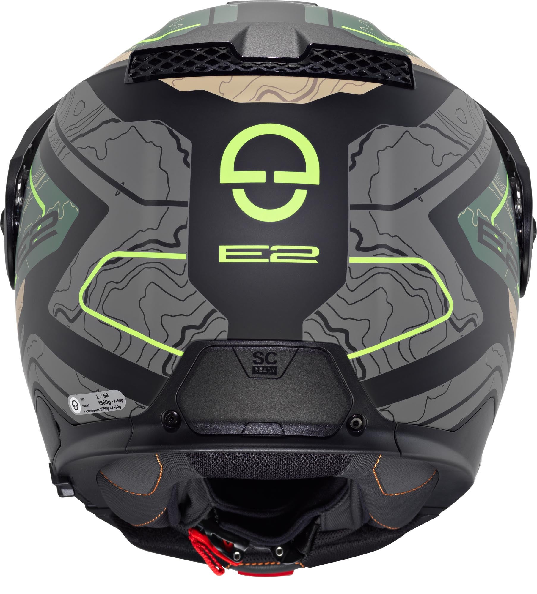 Schuberth E2 Expedition Čelada zelena L (59) Slika 4