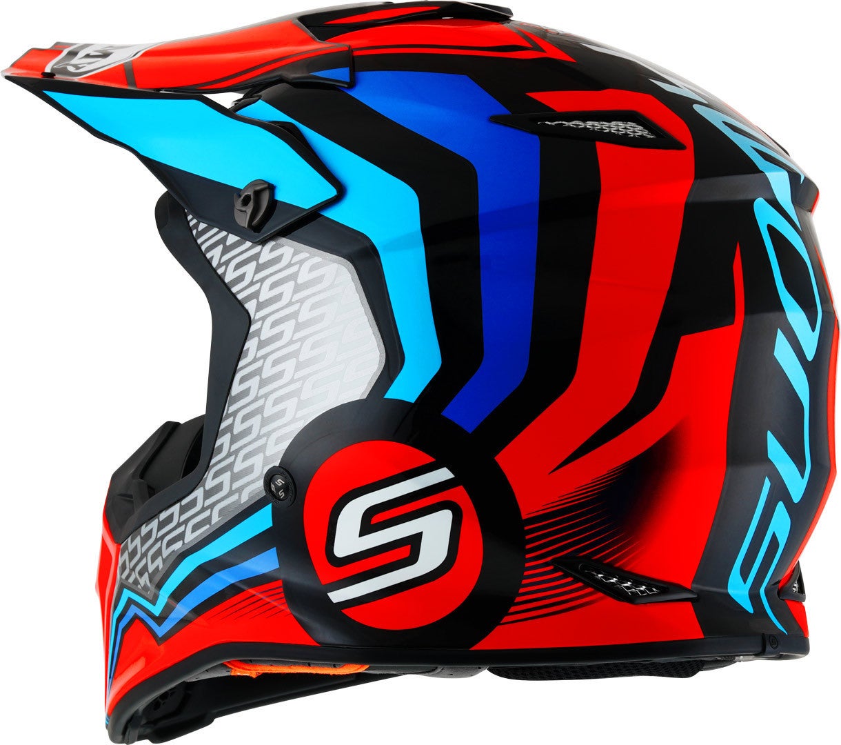 Suomy MX Speed Pro Forward Motocross hjelm orange/blå XL (61/62) Figur 3