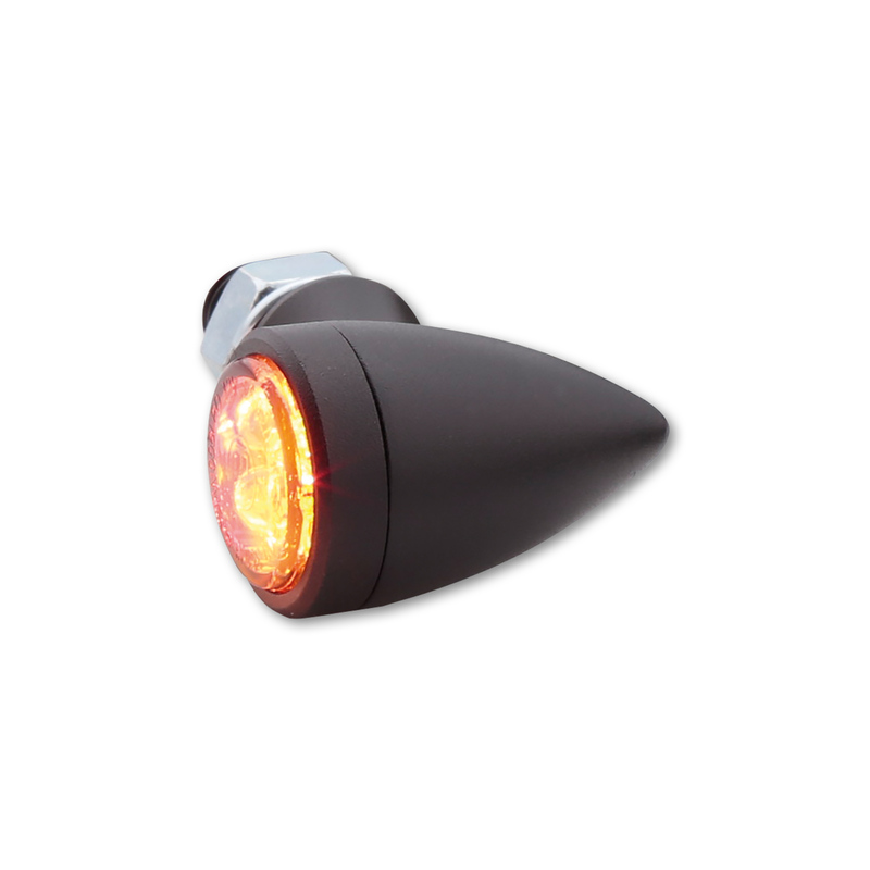 HIGHSIDER smart Sixteen Bullet LED Bakljus/Indikator Svart/Rök 3in1, E-godkänd (Par) Figur 4