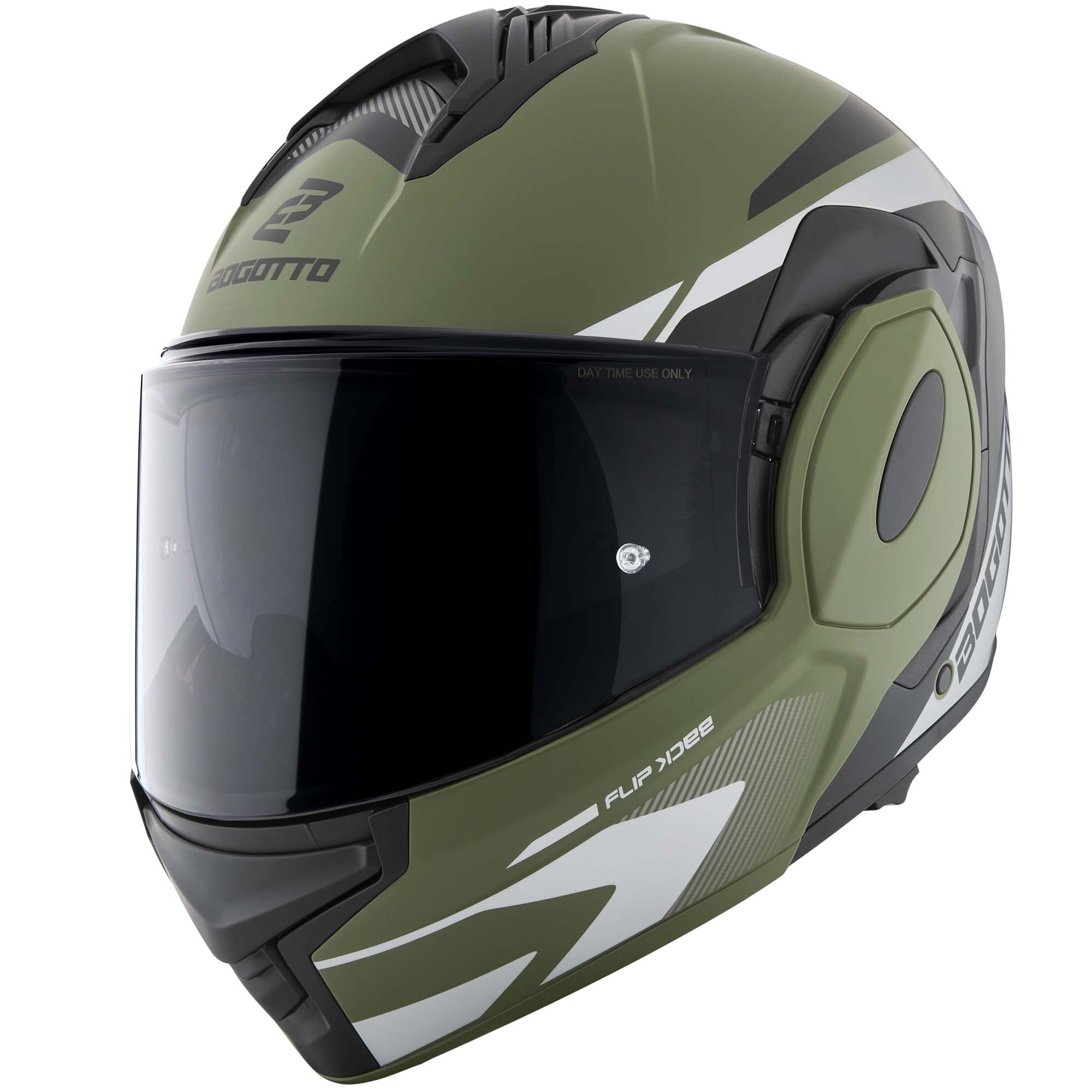 Bogotto FS-X600 Atyr Limited Edition Cască Military Green Matt XS Figura 3