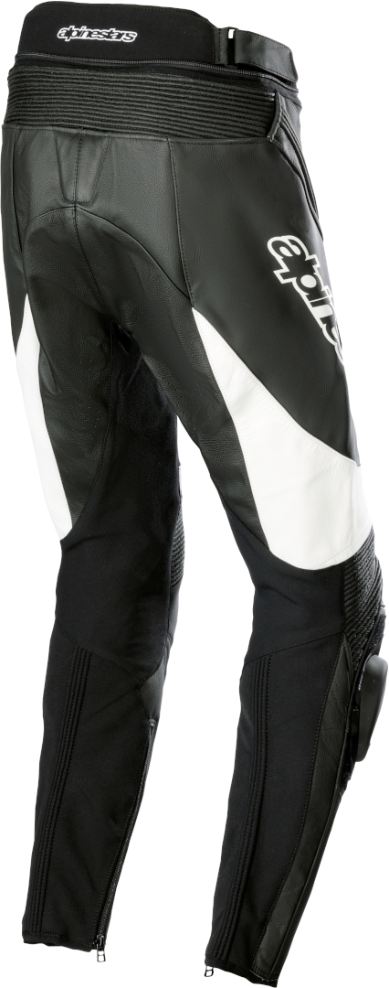 Alpinestars Stella Missile V3 Pantaloni de piele pentru motociclete pentru doamne alb/negru 42 Figura 2