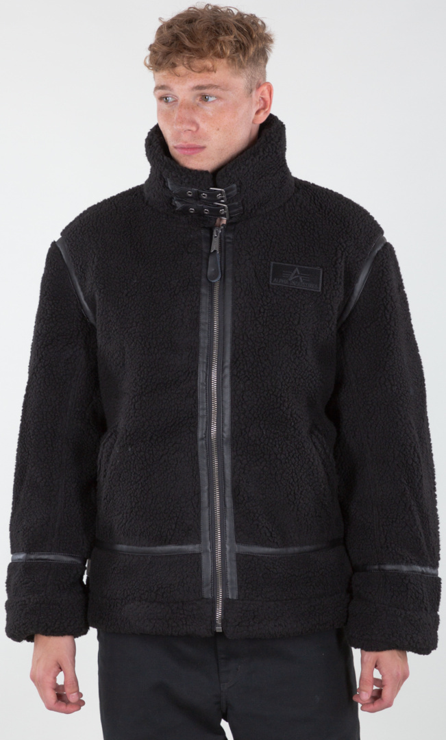 Alpha Industries B3 Teddy Sako černá L Obrázek 7