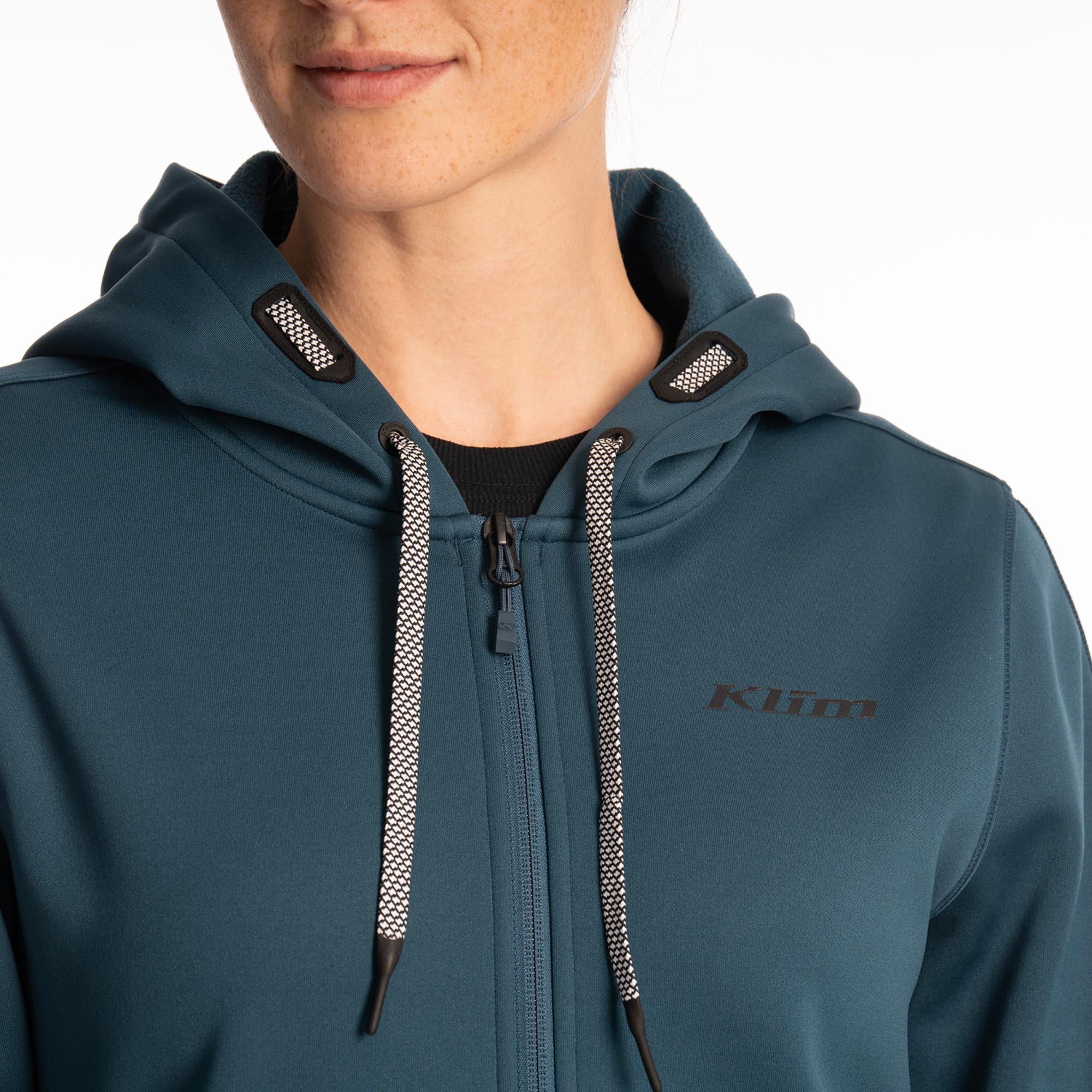 Klim Aster Park Sweat à capuche zippé pour dames bleu L Figure 4