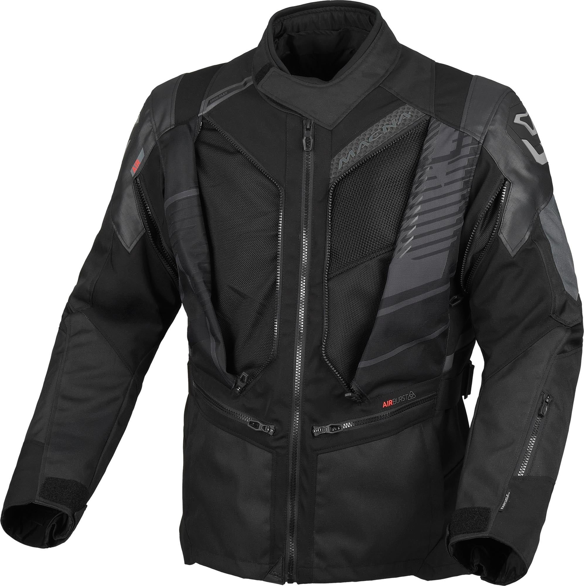 Macna Neoval vattentät motorcykeltextiljacka svart 3XL Figur 2