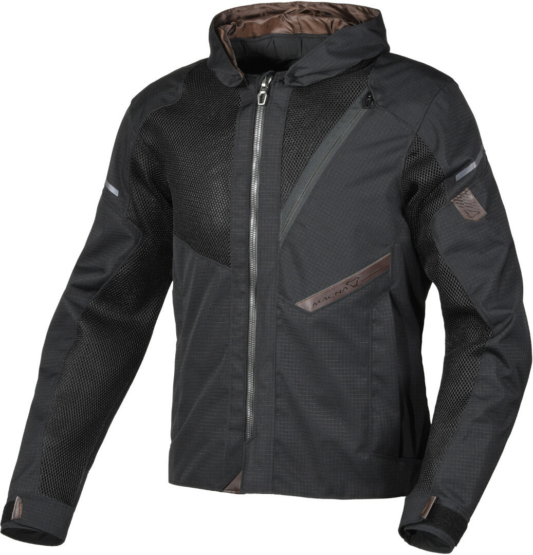 Macna Farrow Motorcycle Textile Jacket black S Figure 1
