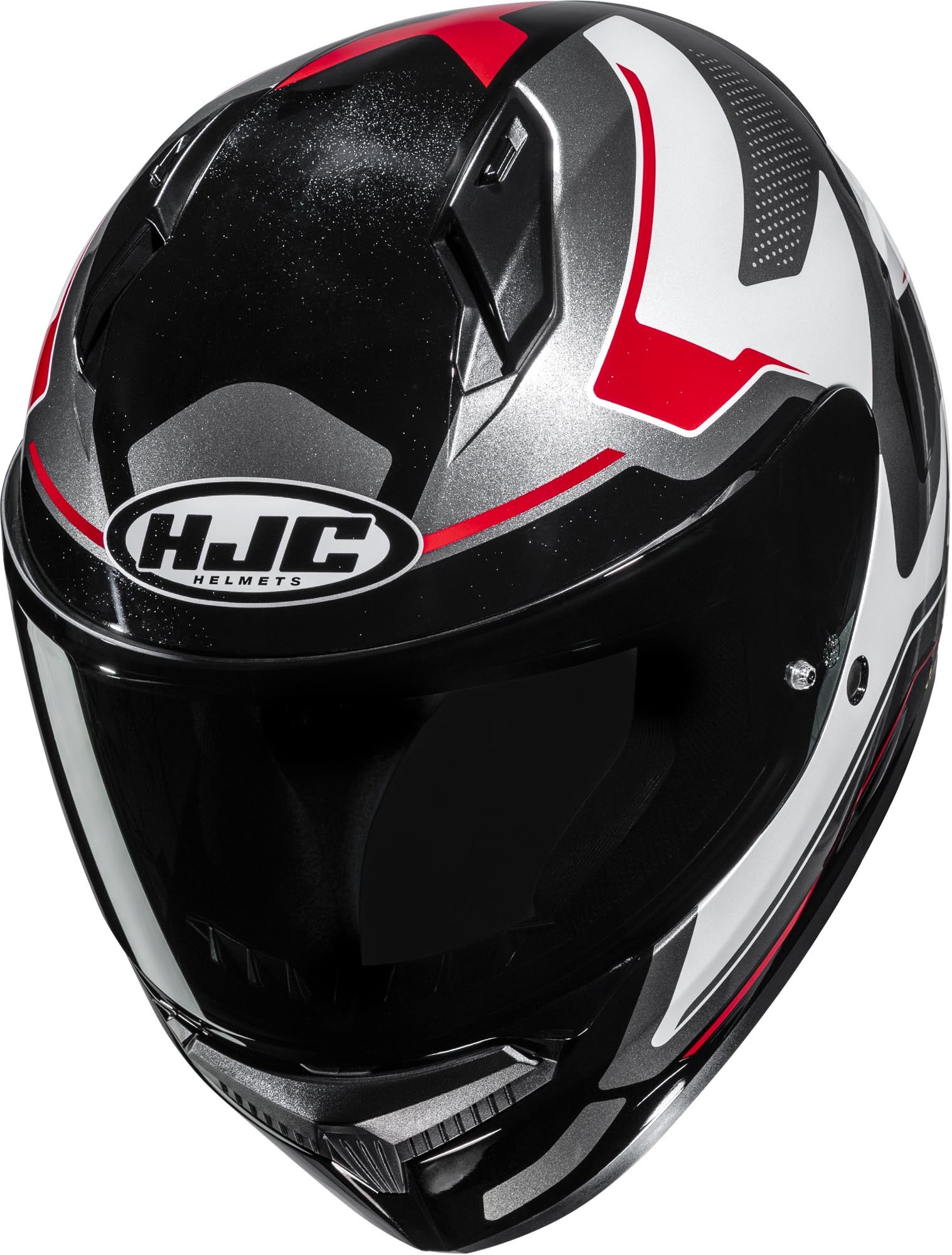 HJC C10 Cric Cască Negru/Alb/Roșu L (58/59) Figura 2