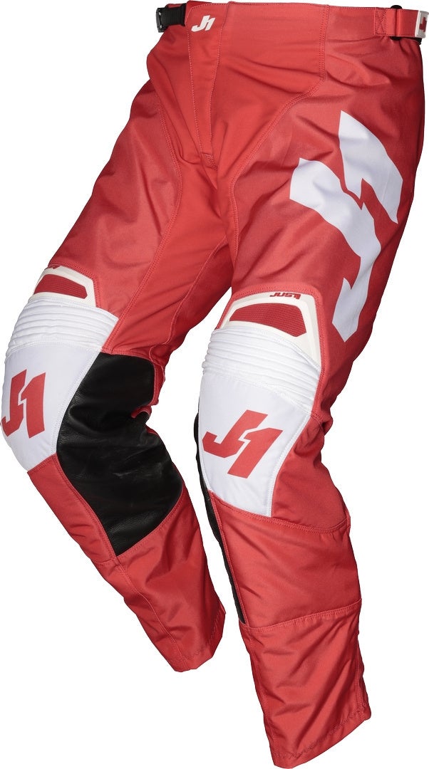 Just1 J-Force Terra Pantaloni Motocross Rosso/Bianco 44 Figura 1