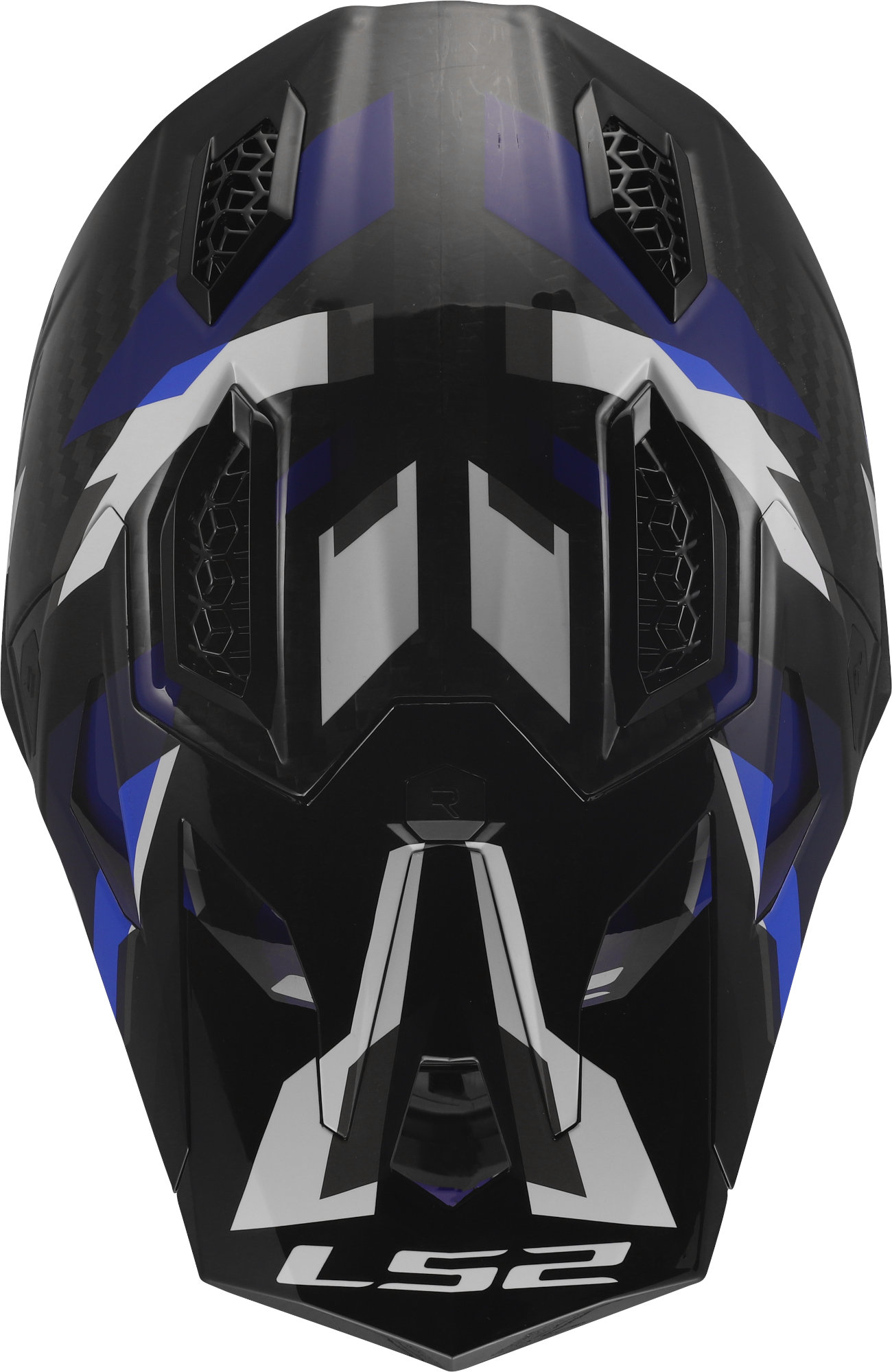 LS2 MX703 X-Force Phantom Motocrosshelm blauw/wit S (55/56) Figuur 10