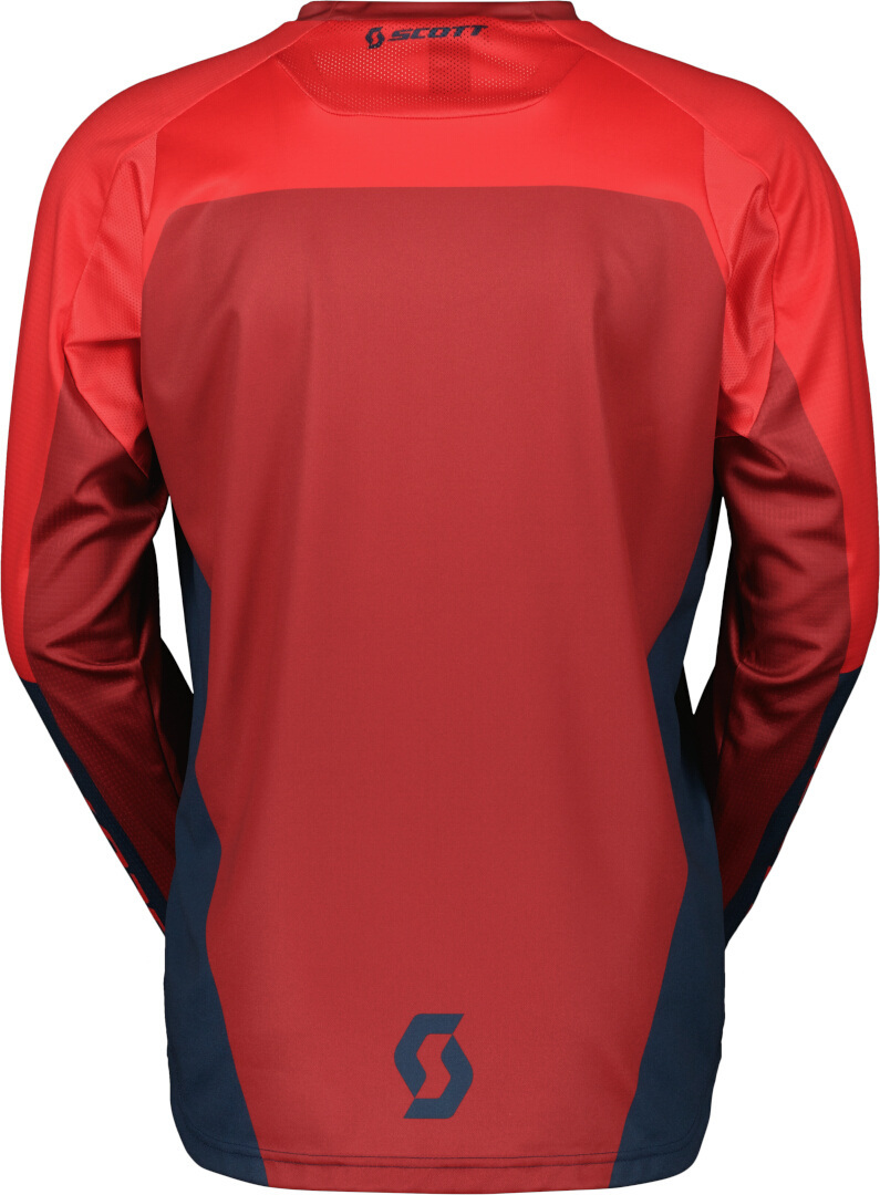 Scott Evo Track Tricou de motocross Albastru închis/roșu neon XXL Figura 2