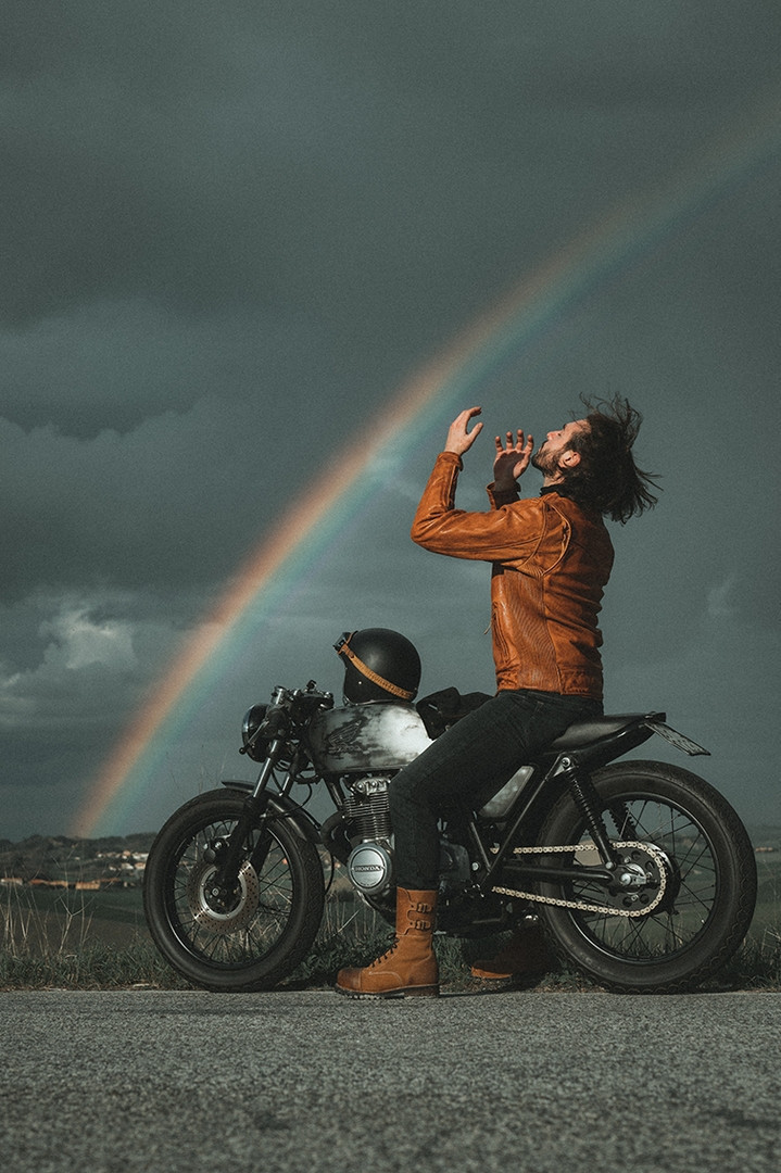 Fuel Bourbon Motocyklová kožená bunda S Obrázek 12