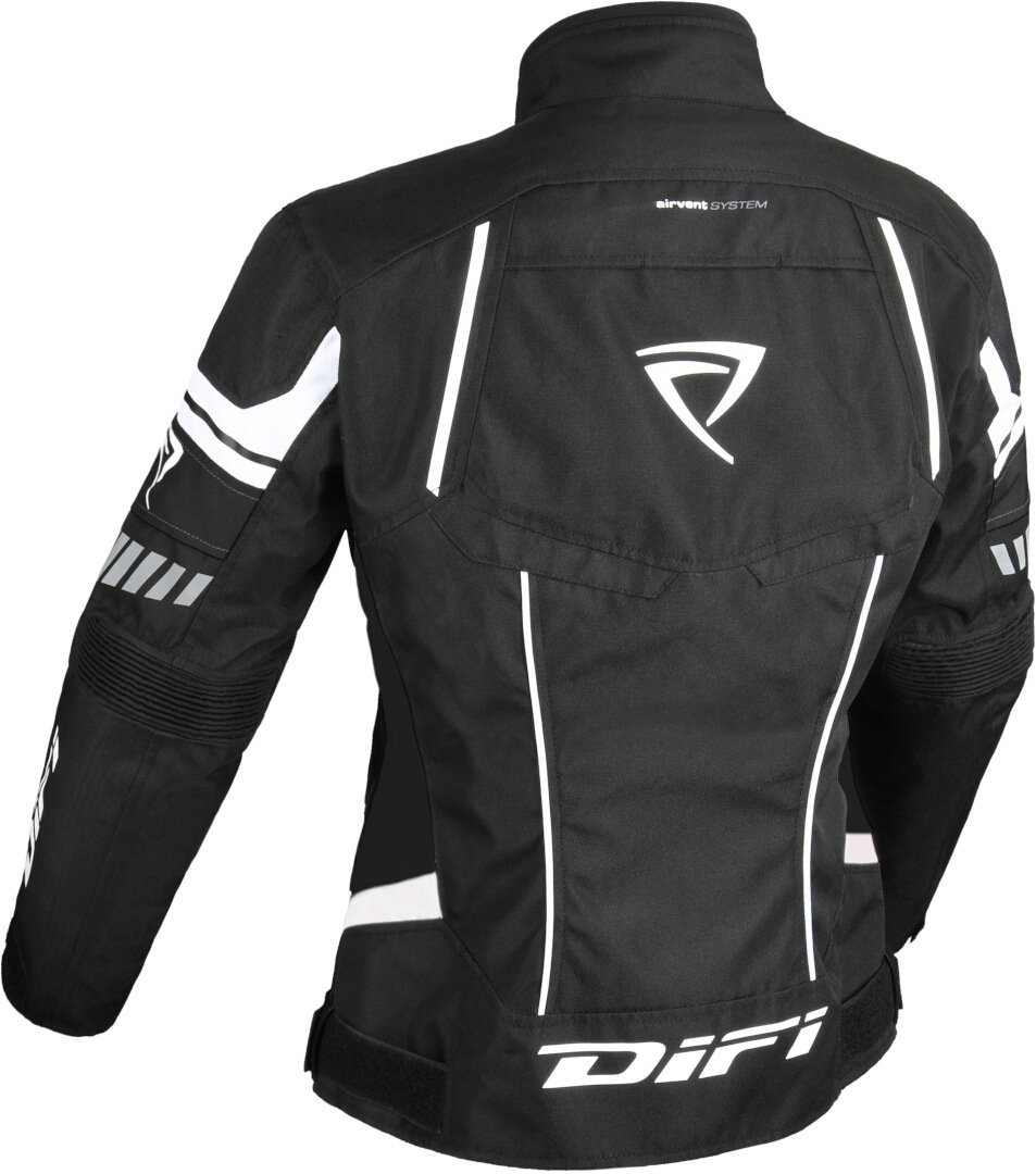 DIFI Estoril Aerotex imperméable dames moto textile veste Noir/Blanc L Figure 2
