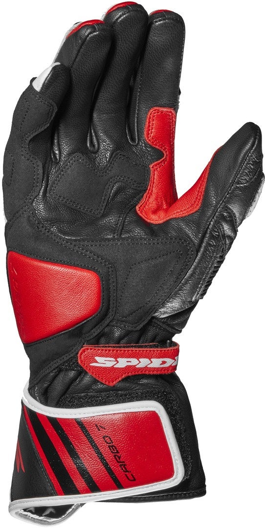 Spidi Carbo 7 Motorcycle Gloves black/white/red XL Figure 3