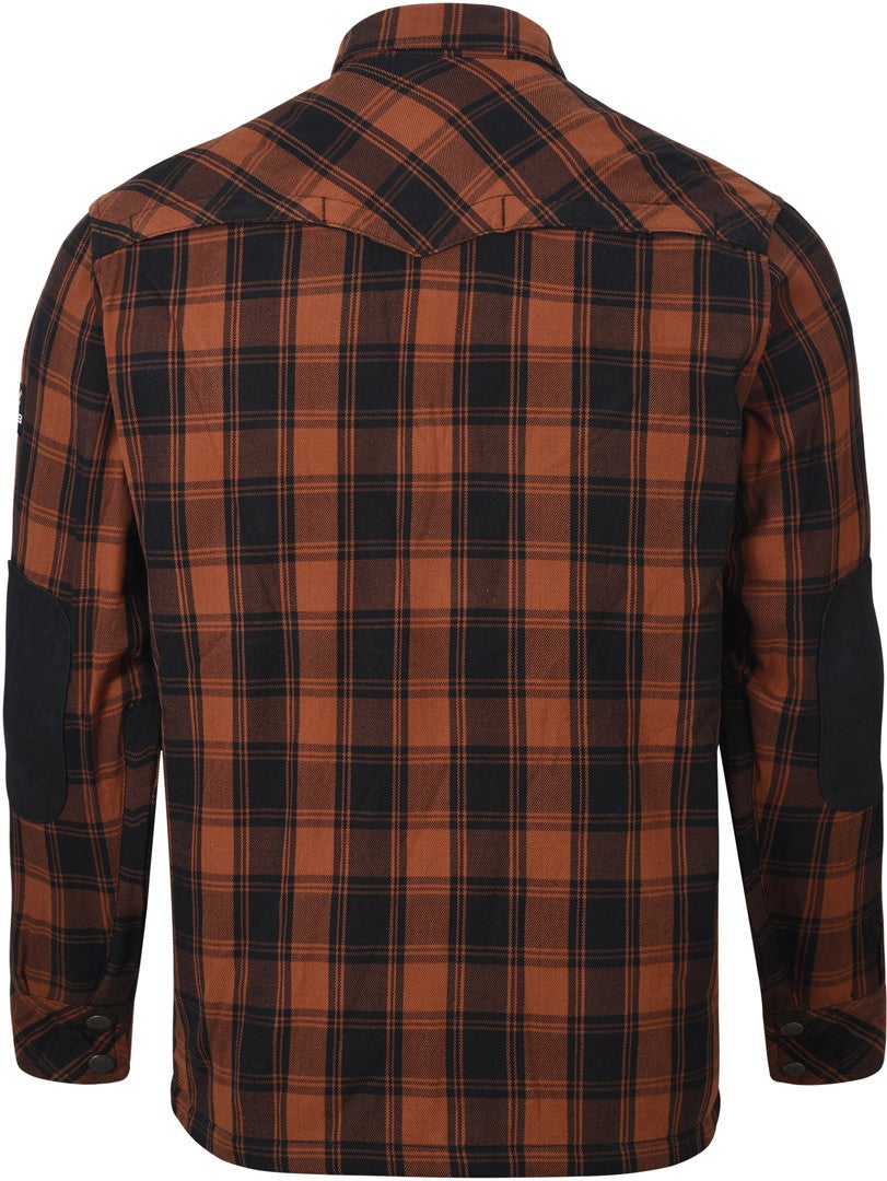 Bores Lumberjack Premium Motorradhemd orange/schwarz XXL Abbildung 3