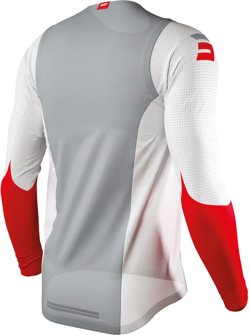 Shot Aerolite Airflow Motocross Jersey rot/grau 3XL Abbildung 2