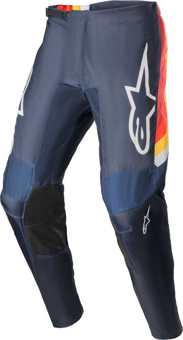 Alpinestars Fluid Corsa Pantalon de motocross bleu/jaune/rouge 32 Figure 1