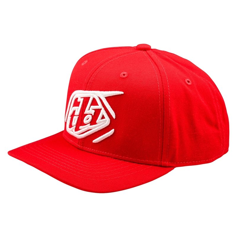 Troy Lee Designs Böjd Snapback-märkeshatt Figur 1