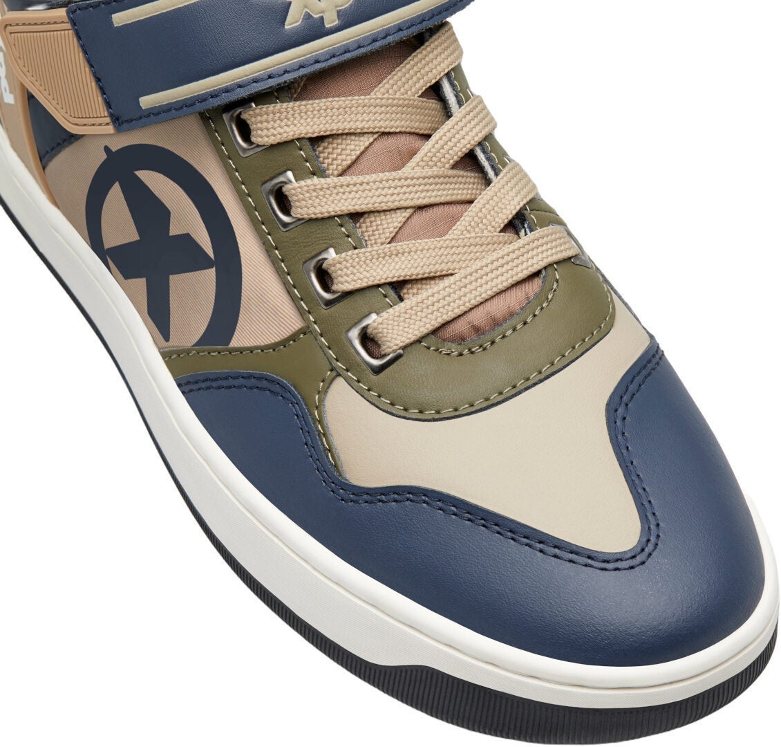 XPD Moto Pro Chaussures de moto beige/bleu/vert 43 Figure 9