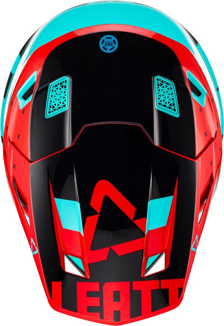Leatt 7.5 Tricolor Casco da motocross con occhiali blu/rosso L (59/60) Figura 2