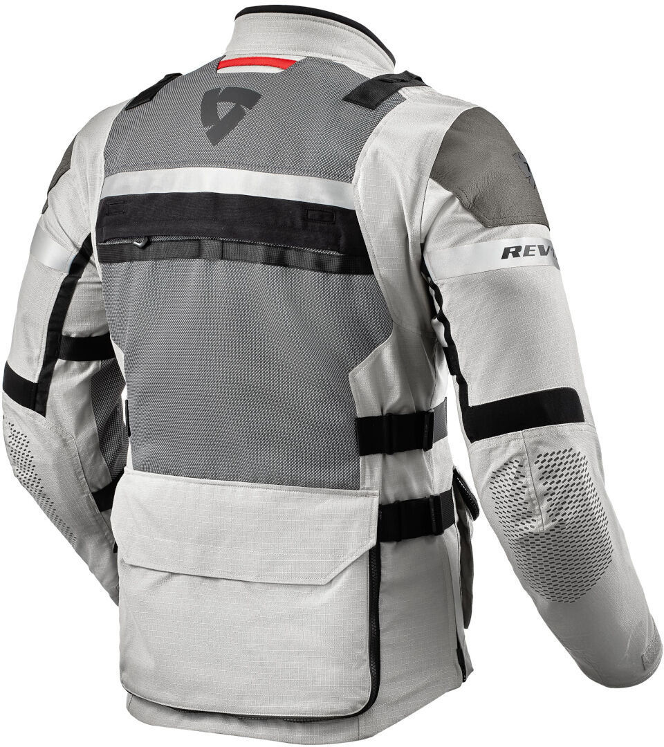Revit Cayenne 2 Motorfiets textiel jas Zilver L Figuur 2