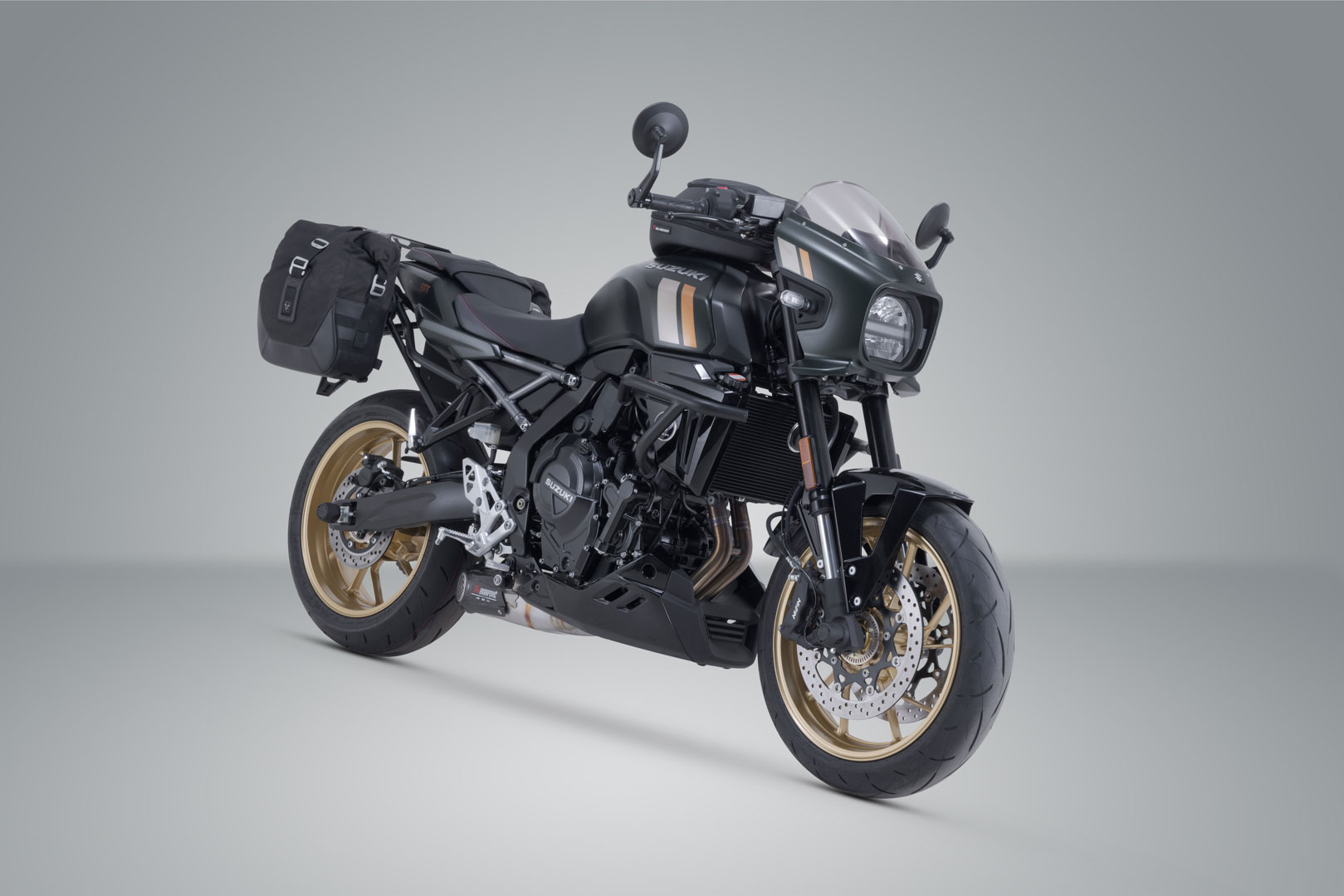 SW-Motech Legend Gear sistem de geantă laterală LC - Ediția neagră - Suzuki GSX-8T / TT (25-). Figura 2