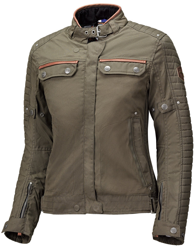 Held Bailey Damen Motorrad Textiljacke khaki L Abbildung 1