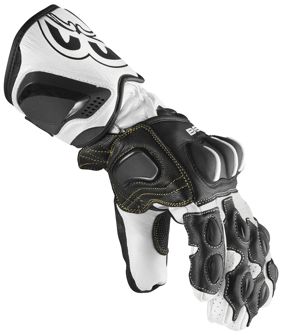 Berik Thunar Evo Motorcykel handsker Sort/hvid L Figur 3