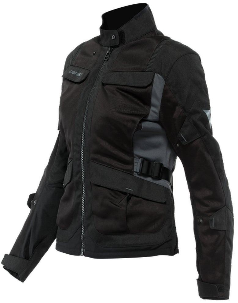 Dainese Desert Tex Damer Motorcykel Tekstiljakke sort/grå 48 Figur 1