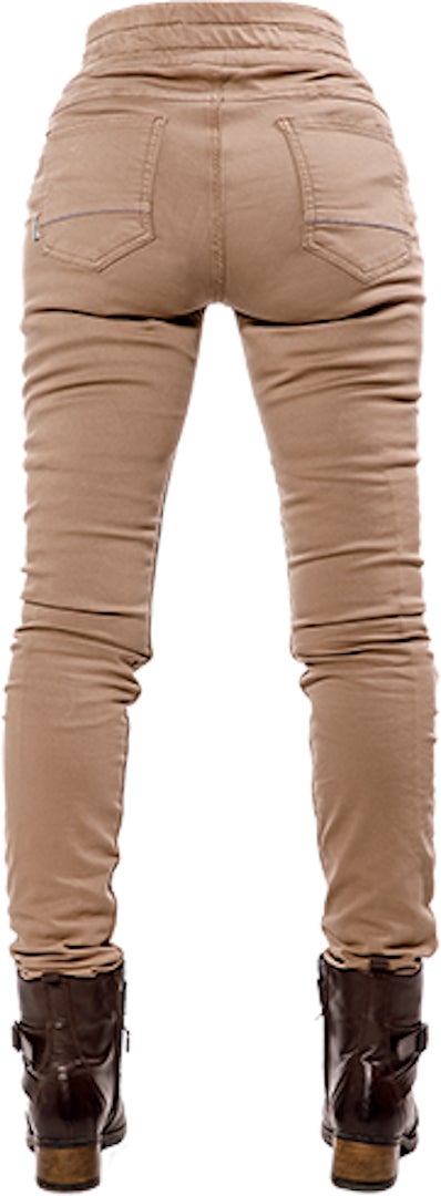 Overlap Jane Dames motorfiets legging Beige 34 Figuur 2