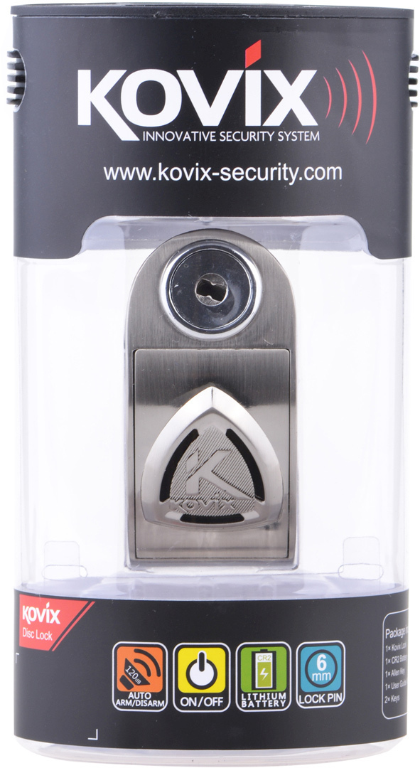 Kovix KD6 Blocaj pe disc de frână Argint Figura 5