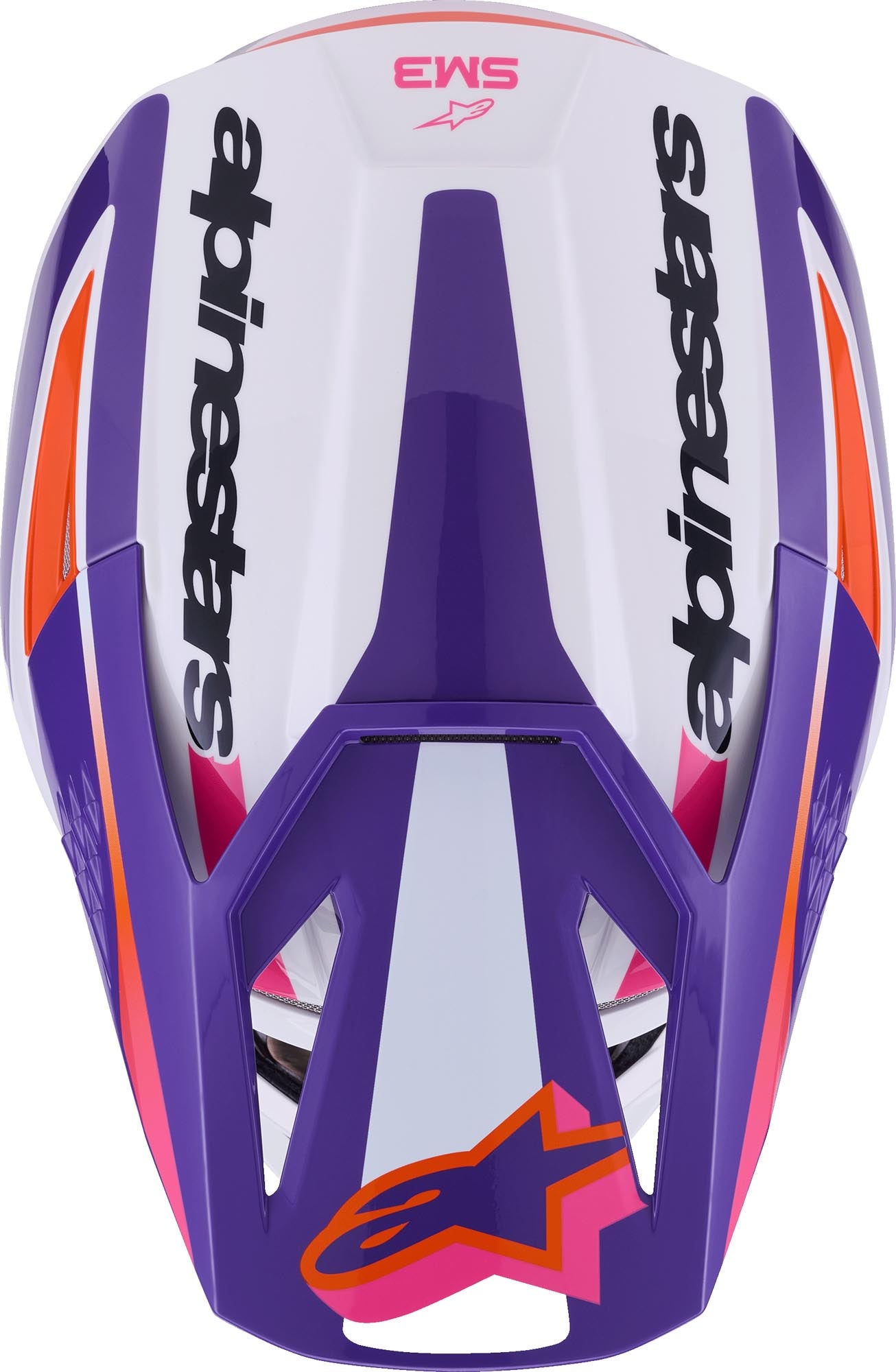 Alpinestars S-M3 Heat Motocross Helmet white/purple XL (61/62) Figure 3