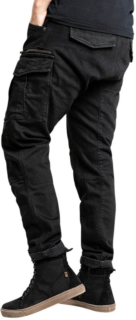 John Doe Defender Mono Pantaloni textile pentru motociclete pentru doamne negru 25 L30 Figura 19