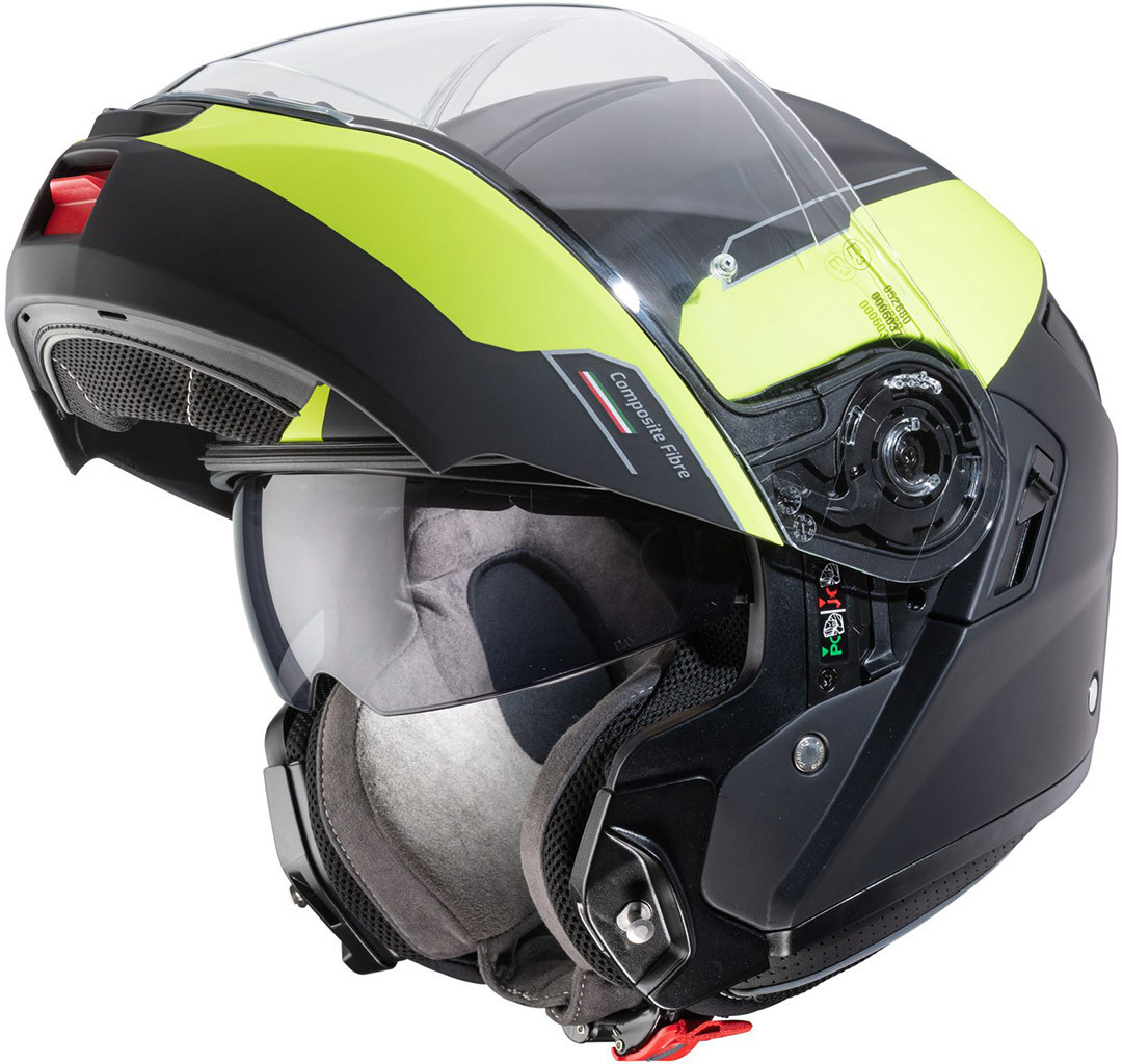 Caberg Levo Prospect ヘルメット ブラックマット/イエロー S(55/56) 図3